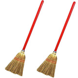 Rocky Mountain Goods Small Broom for Kids and Toddlers Solid wood handle with 100% natural broom corn bristles Ideal kids si