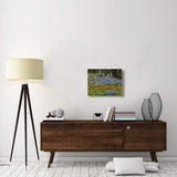 Bluebonnet And Pricky Pear Cactus, Texas-Canvas Art-24X18