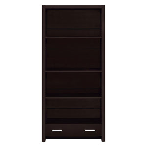 Benjara Wooden Bookcase With 3 Shelves And 1 Drawer, Brown