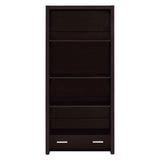 Benjara Wooden Bookcase With 3 Shelves And 1 Drawer, Brown