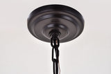 Elegant Lighting Living District Kirin Collection Pendant D11.3 H16.5 Lt:1 Chrome Finish
