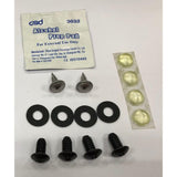 TrailFX RH5016XH Bug Shield Mounting Hardware Kit OE Replacement Parts for TrailFX Hood Shields Steel Brackets Stainless Steel S
