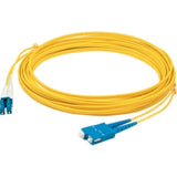 Addon 3M Sc To Lc Yellow Os2 Duplex Ofnr (RiserRated) Taa Smf Fiber Patch Cable