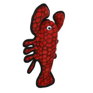 TUFFY - World's Tuffest Soft Dog Toy - Ocean Larry Lobster -Squeakers - Multiple Layers. Made Durable, Strong & Tough. Interacti