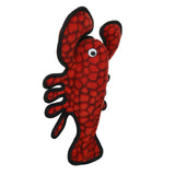 TUFFY - World's Tuffest Soft Dog Toy - Ocean Larry Lobster -Squeakers - Multiple Layers. Made Durable, Strong & Tough. Interacti