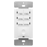 ENERLITES 30Minute No Neutral Wire Countdown Timer Switch, 1510152030 Min, for Bathroom Fans, Heaters, Lights, LED Indicat