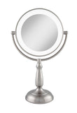 Zadro 11 Makeup Mirror with Lights and Magnification Dimmable Touch LED Lighted Makeup Mirror with Magnification (Large | 11 x 1
