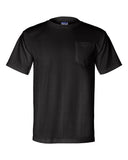 Bayside Union-Made Short Sleeve T-Shirt With A Pocket - Black, S