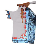 HILASON Western Horse Bull Riding Genuine Leather Rodeo Chaps | for Men and Women Unisex