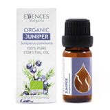 Essences Bulgaria Organic Juniper Essential Oil 1/3 Fl Oz | 10ml | Juniperus communis | 100% Pure and Natural | Undiluted | Ther