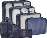 Prashvi Partners Travel Packing Cubes Set Small Travel Bag (M) Blue
