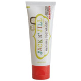 Jack N' Jill Natural Toothpaste for Baby and Infants - Fluoride Free Training Toothpaste, 40% Xylitol, BPA Free - Strawberry, 1.