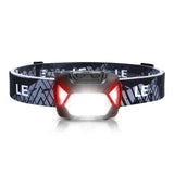Lepro 320015 Battery Powered Headlamp - 1300Lux Super Bright LED Head Lamp with Red Light, IPX4 Waterproof Headlights for Outdoo