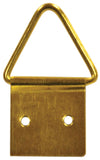 OOK 50205 20Pound Steel BrassPlated Ring Hangers, Gold, 2Pack