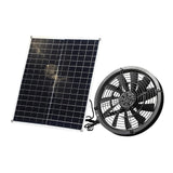 SUNYIMA Solar Fan, 20W Weatherproof Solar Powered Fan with DC Fan for Small Chicken Coops, Greenhouses, Sheds,Pet Houses, Window
