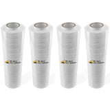 Modern Innovations 15 Inch Clear Stretch Wrap Replacement Roll (4 Refill Rolls4000 Feet) No Handle, Shrink Wrap for Moving, Pac
