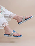 Shoetopia Stylish & Comfortable Blue Flats For Women & Girls /Eu41,Blue,8,B0F7LXR25V