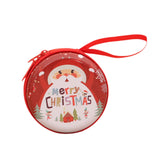 Merishopp Christmas Coin Purse Stylish Compact Small Change Purse For Girls Party Gift White Beard Elder