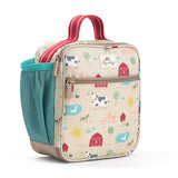 Itzy Ritzy Toddler Lunch Box - Kids Lunch Bag is Insulated and Includes Water Bottle Holder Plus 2 Pockets - Durable, Easy to Cl