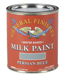 General Finishes Water Based Milk Paint, 1 Quart, Persian Blue