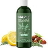 Clarifying Shampoo for Build Up and Oily Hair - Deep Cleansing Shampoo with Rosemary - Refreshing Lemon for Greasy Hair & Jojoba