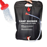 Sevia Portable Outdoor Camping Shower Showering Heating Pvc Water Bag Traveling Hiking Beach Swimming Summer Adventure Watering 