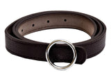 Popo Women Evening, Party, Formal, Casual Brown, Black Artificial Leather Belt (Random Color) (30)