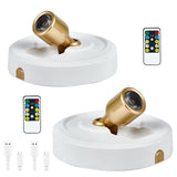 Wireless LED Spot lights Indoor with Rechargeable Battery Operated, Spotlights Indoor with Remote, Picture Lights for Wall with 