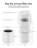 GoveeLife Air Purifier Replacement Accessories for H7126,H13 HEPA 2Pack