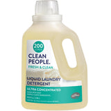 The Clean People Liquid Laundry Detergent - Recyclable Packaging, Stain Fighting - Ultra Concentrated, Laundry Soap - Fresh Scen