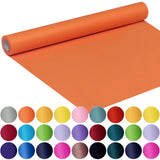 SMART&CASUAL 17.8 x 760 (63) OrangeRed Kraft Craft Paper Roll for Gift Wrapping Bulletin Board Bouquet Flower Kids Art Packing 