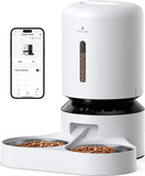 PETLIBRO Automatic Cat Feeder, 5G WiFi Pet Feeder for Two Cats or Dogs with Remote Control, 5L Cat Food Dispenser with Low Food 