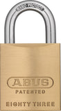 ABUS 80010 Rekeyable Keyed Different Padlock, Bronze and Steel