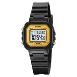 Skmei Unisex Kids Yellow Dial Digital Watch (2326, Black Gold)