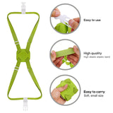 VVILL Bag Bungee, Luggage Straps Suitcase Adjustable Belt - Lightweight and Durable Travel Bag Accessories (Long Green Size).