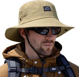 Northwind Upf 50+ Sun Hats For Men Wide Brim Summer Round Cap Lightweight & Breathable Mesh, Adjustable Chin Strap Bucket Ha