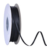 Ribest Black Double Faced Satin Ribbon, 1/8 Inch 100 Yard Continuous Ribbon for Crafts Gift Wrapping Hair Bows Wedding Party Dec