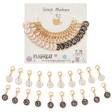 PLIGREAT 12 Pcs Cute Mini Cupcake Stitch Markers Knitting Locking Crochet Markers for Grandma Mom DIY Gifts Weaving Quilting Sew