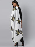 Gosriki Women'S Black & Golden Polka Print Kurta With Trousers & Dupatta,Black,,B08QD7YNY9