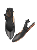 Shoetopia Casual Side Bow Detailed Black Flat Belly For Women & Girls-Eu39,Black,3,B0D2TVJFMK