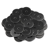 50PCS 1/4 x 1-1/4 Black Fender Washers, 18-8(304) Stainless Steel Flat Fender Washer for M6 Bolts, 1/4 ID x 1-1/4 OD, 0.06'' Thi