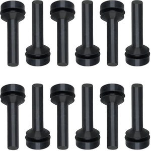 12 Pack WB02X24790 Grate Rubber Feet Compatible with GE Gas Stove Top Range Grate Foot Rubber Pads GE Stove Parts Rubber Grate B
