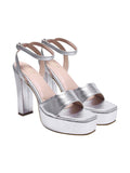 Shoetopia Women'S Heeled Sandal-6 Kids Uk (Cake-Silver)-Eu39,Silver,6,B0D2TWJTCQ