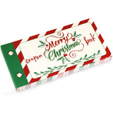JULEASEL Christmas Blank Coupon Book for Him Her,30 Personalized Vouchers Booklet for Xmas, Fill In Your Merry Christmas Coupon 