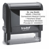 Extra Large Custom Self-Inking Personalized Return Address Stamp - Customizable Up to 6 Lines of Text - Small Business Essential