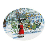 Heavenglow Stamped & Counted Cross Stitch Kits 11Ct Embroidery Package Winter| Embroidery Cloth, PreSorted Thread, 2 Needles,