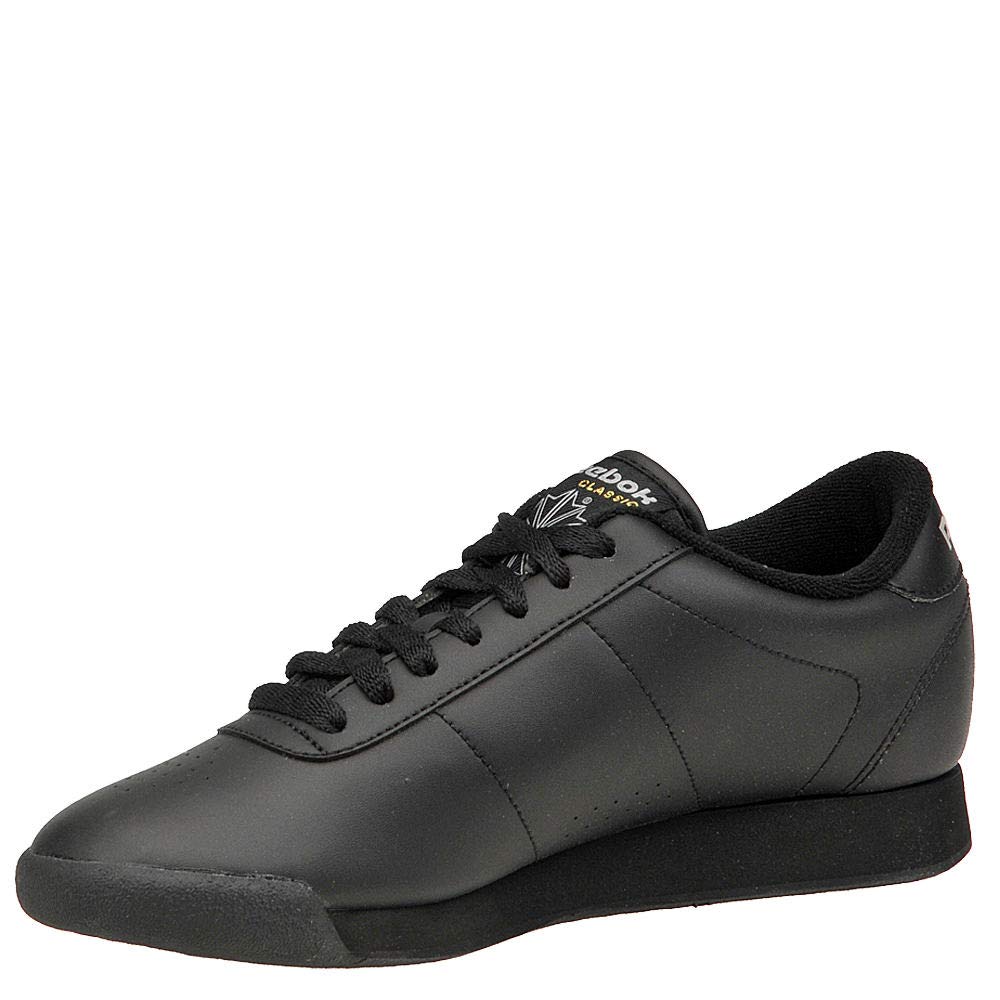 Reebok womens Princess Sneaker, Black, 8 US