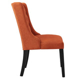 Modway Baronet Button-Tufted Fabric Parsons Dining Chair In Orange
