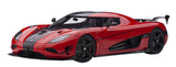 Autoart Koenigsegg Agera RS Chili Red with Black Accents 1/18 Model Car