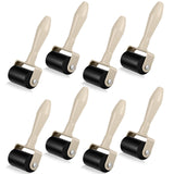 Frienda 8 Pcs Rubber Brayer Rollers 1.9 Inch Rubber Ink Roller For Gluing Printing Inking Block Paper Crafting Press Printmaking